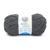 Charcoal - Lion Brand Basic Stitch Antimicrobial Yarn