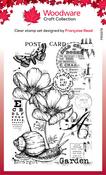 Singles Garden Snail - Woodware Clear Stamps 4"X6"