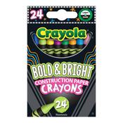 Bright - Crayola Construction Paper Crayons 24/Pkg
