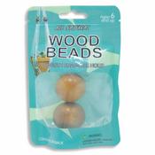 Maple - Pepperel Braiding Round Wood Bead 32mm
