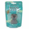 Walnut - Pepperell Braiding Round Wood Bead 38mm