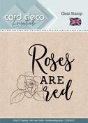 Roses Are Red - Find It Trading Card Deco Essentials Clear Stamp