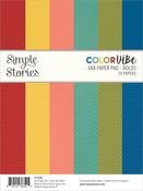 Color Vibe Bolds - Simple Stories Double-Sided Paper Pad 6"X8" 24/Pkg