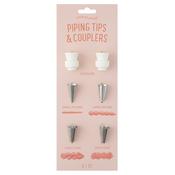Sweetshop Piping Tips And Couplers 6/Pkg
