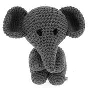 Elephant Mo - Lava - Hoooked Amigurumi DIY Kit W/Eco Barbante Yarn