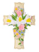 Floral Cross - Bucilla Felt Wall Hanging Applique Kit