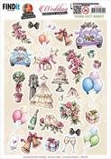 Wedding - Small Elements A - Find It Trading Yvonne Creations Punchout Sheet