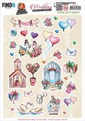 Wedding - Small Elements B - Find It Trading Yvonne Creations Punchout Sheet