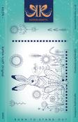 Hilda - Creative Expressions 6"X8" Clear Stamp Set By Katkin Krafts