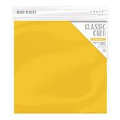 Marigold Yellow - Craft Perfect Weave Texture 80lb Cardstock 12"X12" 5/Pkg