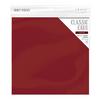 Cherry Red - Craft Perfect Weave Texture 80lb Cardstock 12"X12" 5/Pkg