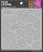 Summer Blooms - Hero Arts Color Layering Stencil 4/Pkg