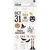 Phrase Thickers - Happy Halloween - American Crafts