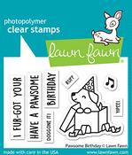 Pawesome Birthday Clear Stamps - Lawn Fawn