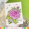Sketched Rose Stamp Set - Waffle Flower Crafts