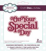Shadowed Sentiments On Your Special Day - Creative Expressions Craft Dies By Sue Wilson