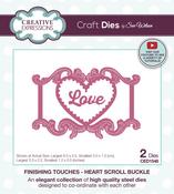 Love & Romance Heart Scroll Buckle 2/Pkg - Creative Expressions Craft Dies By Sue Wilson