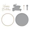 Giant Party Balloon Glimmer Hot Foil Plate & Die - Spellbinders