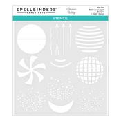 Balloon Bouquet Designs Stencil - Spellbinders