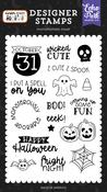 2 Cute 2 Spook Stamp Set - Monster Mash - Echo Park
