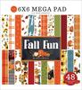 Fall Fun Cardmakers 6X6 Mega Pad - Carta Bella