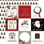 Journaling 4x4 Cards Paper - A Wonderful Christmas - Carta Bella