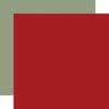 Red / Light Green Coordinating Solid Paper - A Wonderful Christmas - Carta Bella