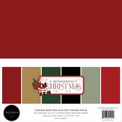 A Wonderful Christmas Solids Kit - Carta Bella