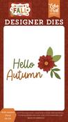 Hello Autumn Floral Die Set - I Love Fall - Echo Park