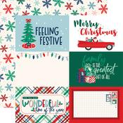 6x4 Journaling Cards Paper - Happy Holidays - Echo Park