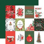 Merry Journaling Cards Paper - Christmas Flora - Carta Bella