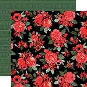 Merry Large Floral Paper - Christmas Flora - Carta Bella