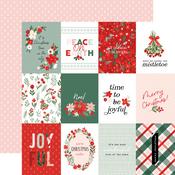 Peaceful Journaling Cards Paper - Christmas Flora - Carta Bella