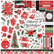 Merry Christmas Flora Element Sticker - Christmas Flora - Carta Bella