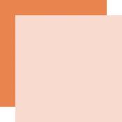 Pink / Orange Coordinating Solid Paper - At Home - Carta Bella