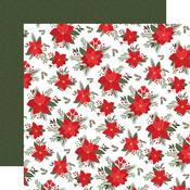 Festive Floral Paper - Christmas Time - Echo Park