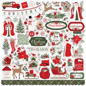 Christmas Time Element Sticker - Echo Park