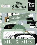 Wedding Bells Titles & Phrases - Echo Park