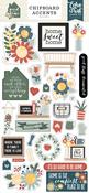 Good To Be Home 6x13 Chipboard Accents - Echo Park