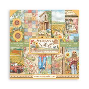 Sunflower Art 8x8 Paper Pad - Stamperia