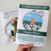 Happy Place Embroidery Kit - Jessica Long Embroidery