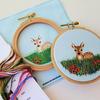 Wildflower Fawn Beginner Needlepoint Kit - Jessica Long Embroidery
