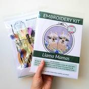 Llama Mamas Embroidery Kit - Jessica Long Embroidery