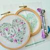 Love Floral Hand Embroidery Kit - Jessica Long Embroidery
