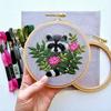 Raccoon Hand Embroidery Kit - Jessica Long Embroidery