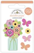 Butterfly Bouquet Doodle-pops - Hello Again - Doodlebug