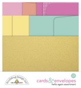 Hello Again Cards & Envelopes - Doodlebug