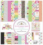 Hello Again 12x12 Paper Pack - Doodlebug