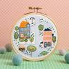 Town Houses Mini Embroidery Kit - Hawthorn Handmade