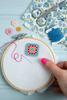 Granny Square Crochet Magnetic Needle Minder - Hawthorn Handmade